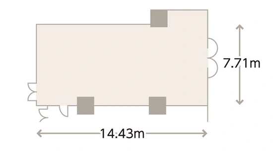平面図｜グランドメルキュール札幌大通公園